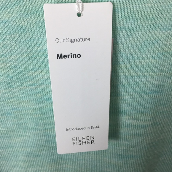 EILEEN FISHER NWT Merino Wool Pullover Sweater L - Picture 5 of 8